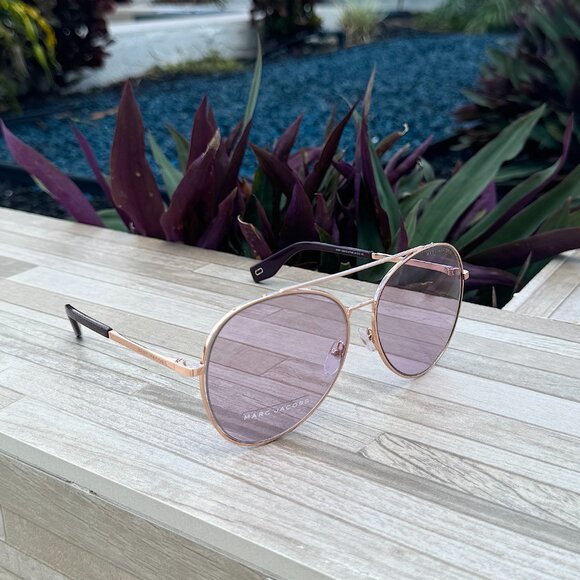 Marc Jacobs MARC 328/F/S 0T700 Aviator Sunglasses Women - Picture 4 of 11